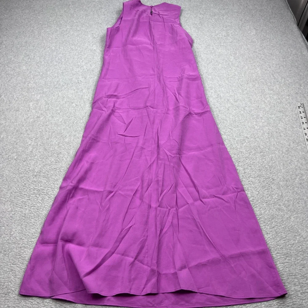 NEW Abercrombie & Fitch Maxi Dress‎ Womens XS Purple High Neck Drape Sleeveless
